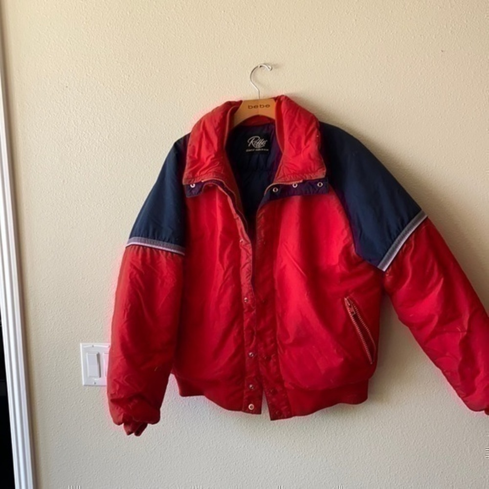 ROBBE SKI WEAR BLUE PUFF JACKET SIZE MED/LARGE